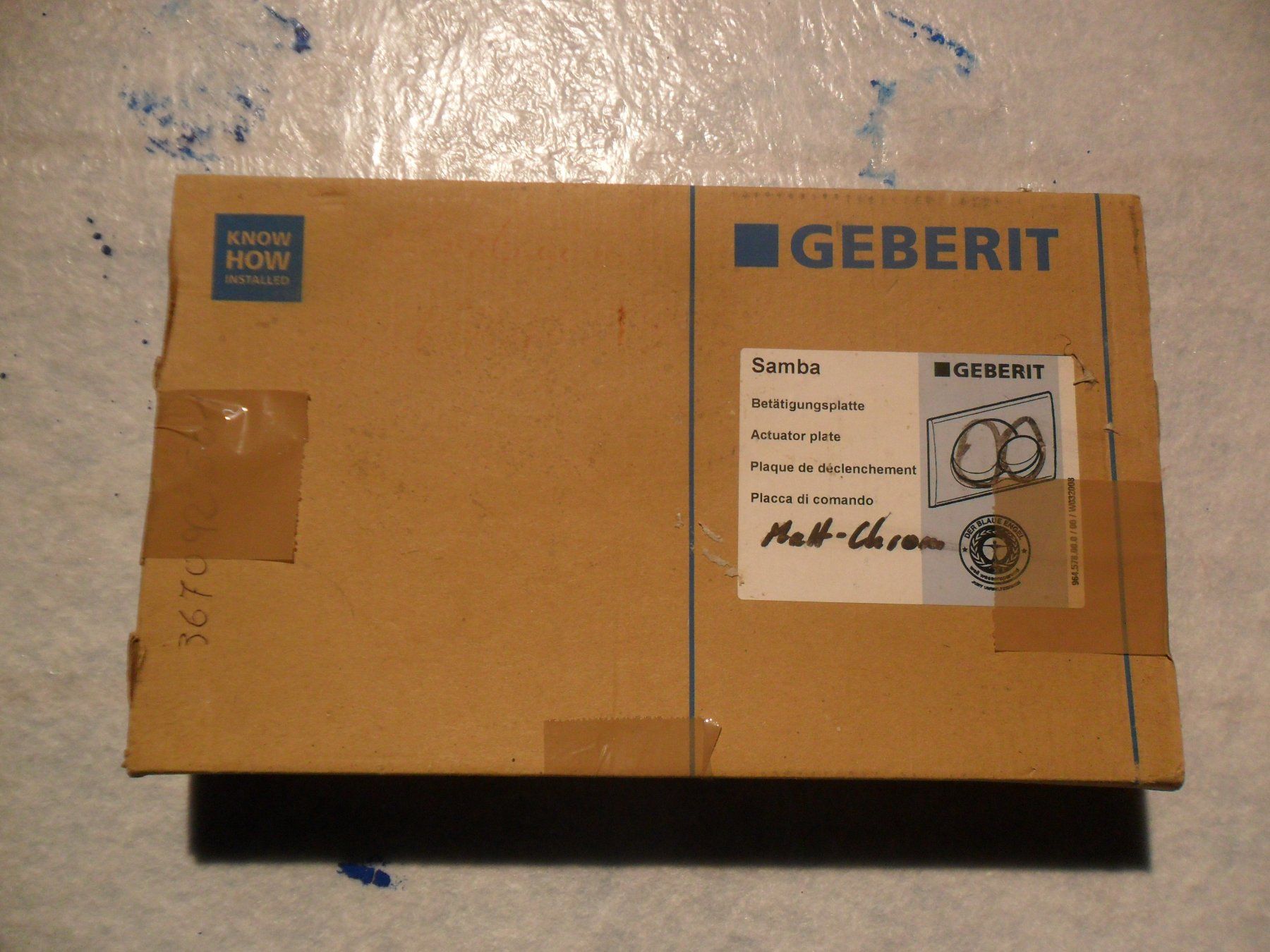 Geberit WC: GEBERIT Drückerplatte SAMBA – Nuovo e nell'imballaggio originale da Aesch BL venduto da isc_85jd 3