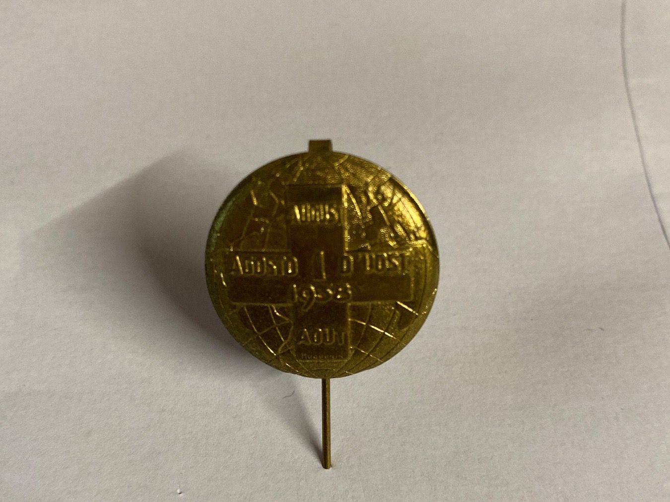 Plaketten & Abzeichen: EPINGLETTE -  1er Août 1958 – Gebraucht aus Le Brassus von cinema13