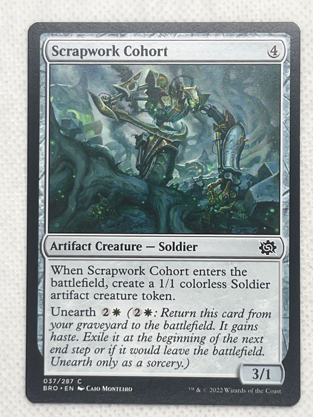 Magic The Gathering Carte collezionabili: Magic the Gathering: Scrapwork Cohort – Usato da Hinterkappelen venduto da Kim1992