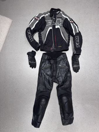Motorradbekleidung Set Grösse M, Jacke & Hose & Handschue