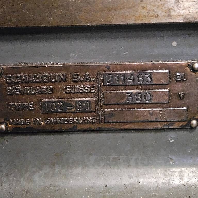 Toutes les machines: Schaublin 102 – D'occasion à Neuchatel par swytz 2