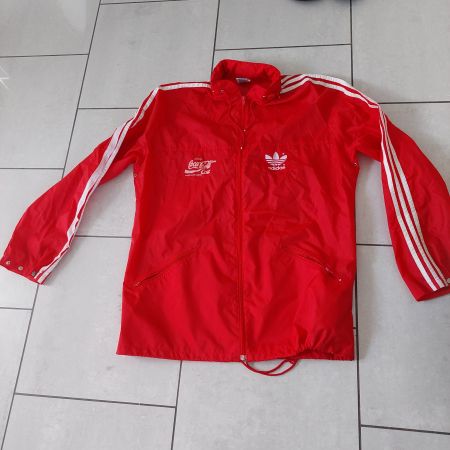 KULTIGE ADIDAS COCA COLA REGENJACKE AUS DEN 80/90er - Gr.54