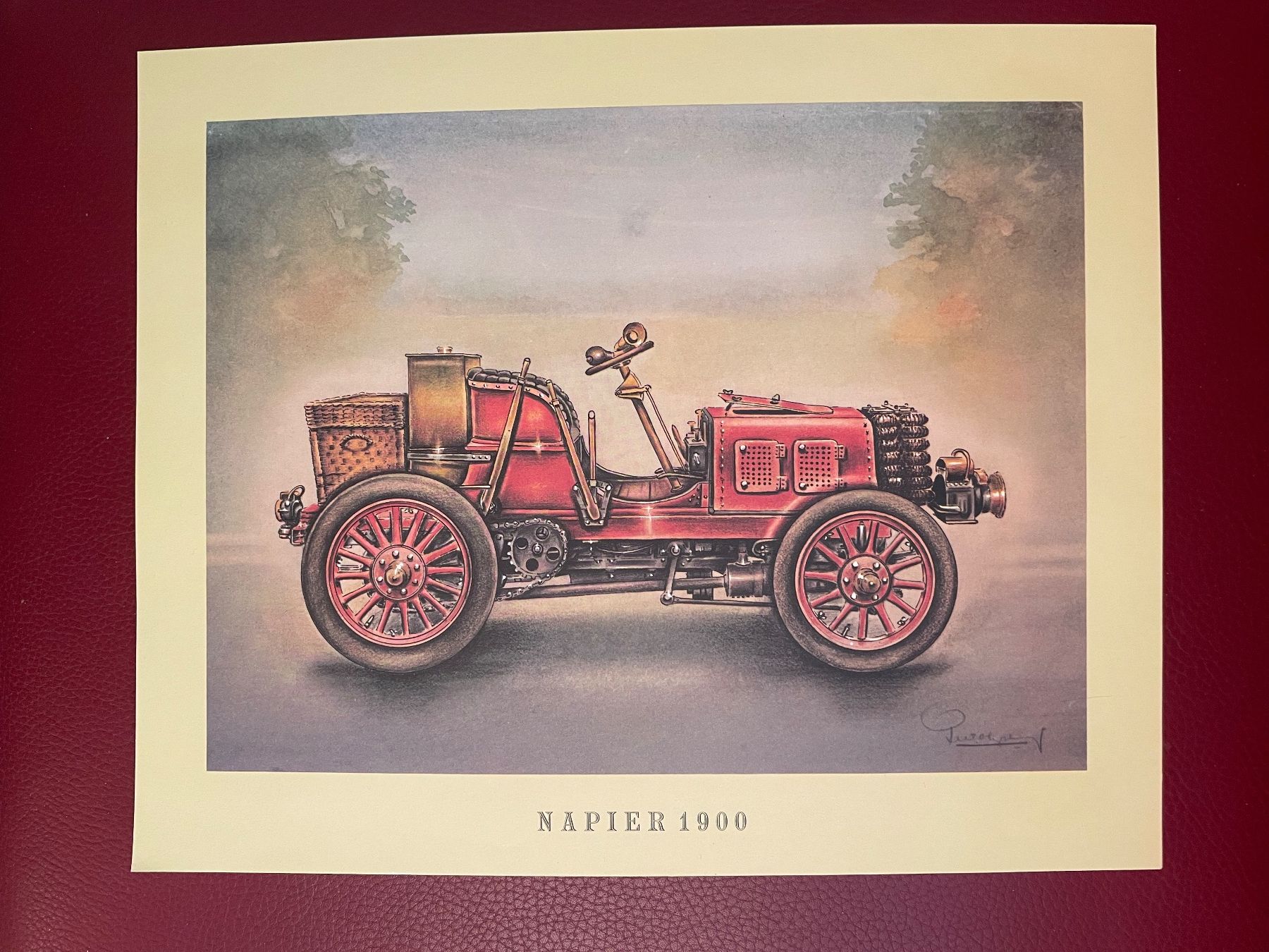 Foto & Immagini: Oldtimer Kunstdruck Vintage Poster Plakat Bild 41x33 cm – Nuovo e nell'imballaggio originale da Langendorf venduto da zloker 2