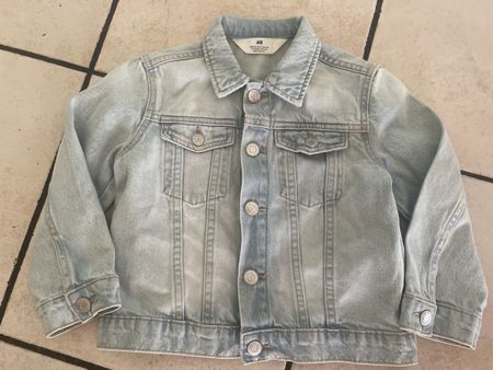 Kinder Jeansjacke H&M Grösse 110 hellblau Neu