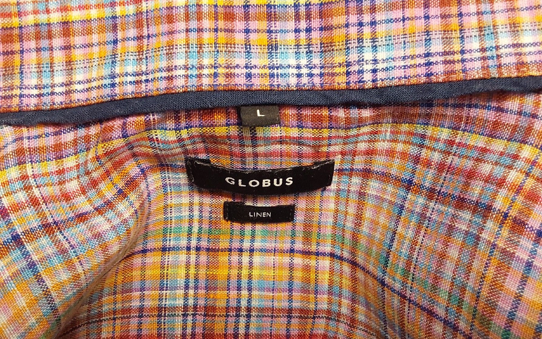 Globus Camicie: Leinenhemd Herren Globus L neu – Nuovo (secondo la descrizione) da Köniz venduto da scopello12 5