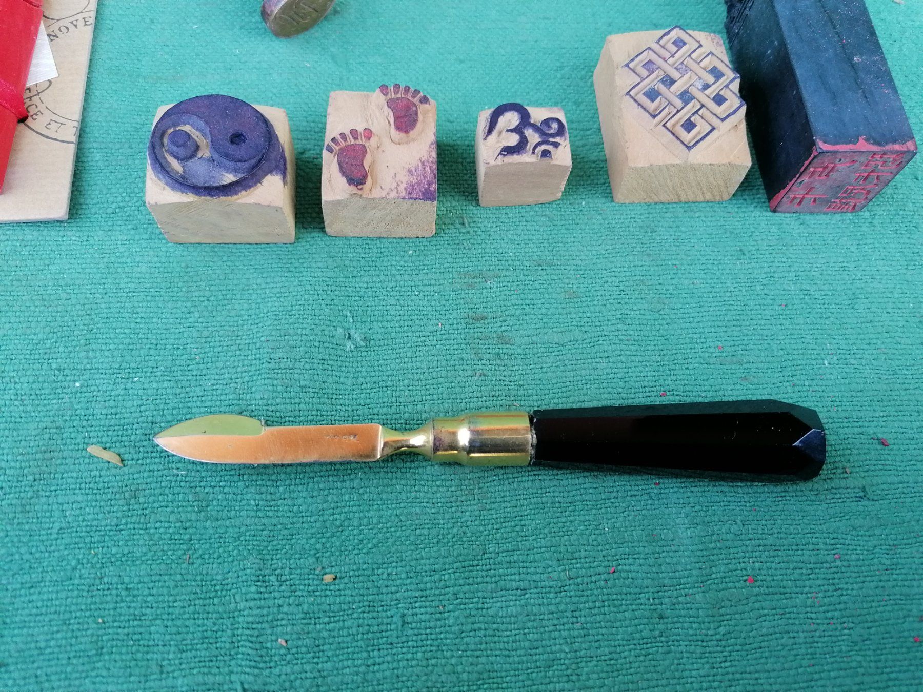 Stempel: Siegelstempel Set mit Wachs und Holzstempeln gebraucht – Gebraucht aus Rovio von maxmac 4