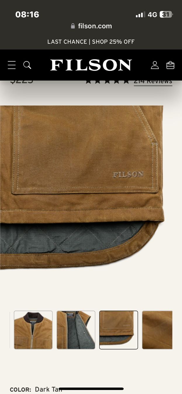 Gilets & Westen: Absolut neuwertige Filson Weste/Jacket – Neu (gemäss Beschreibung) aus St.Gallen von  5