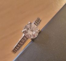 Bague swarovski argentée taille 65