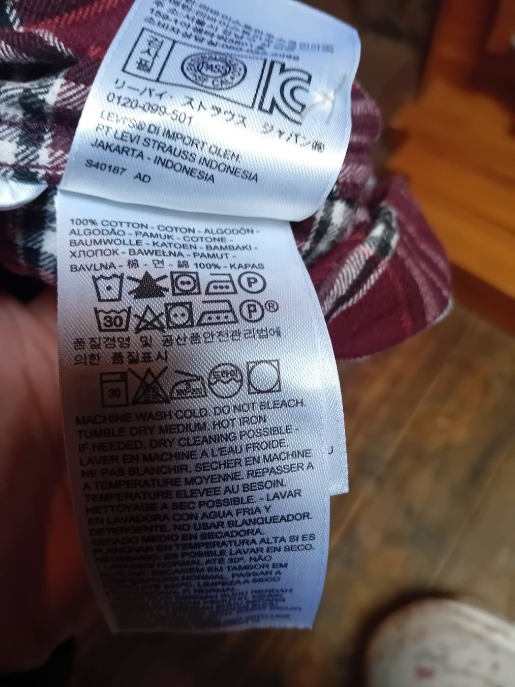 Camicette: Levi's karierte Hemdbluse – Usato da Zürich venduto da Melianea 3