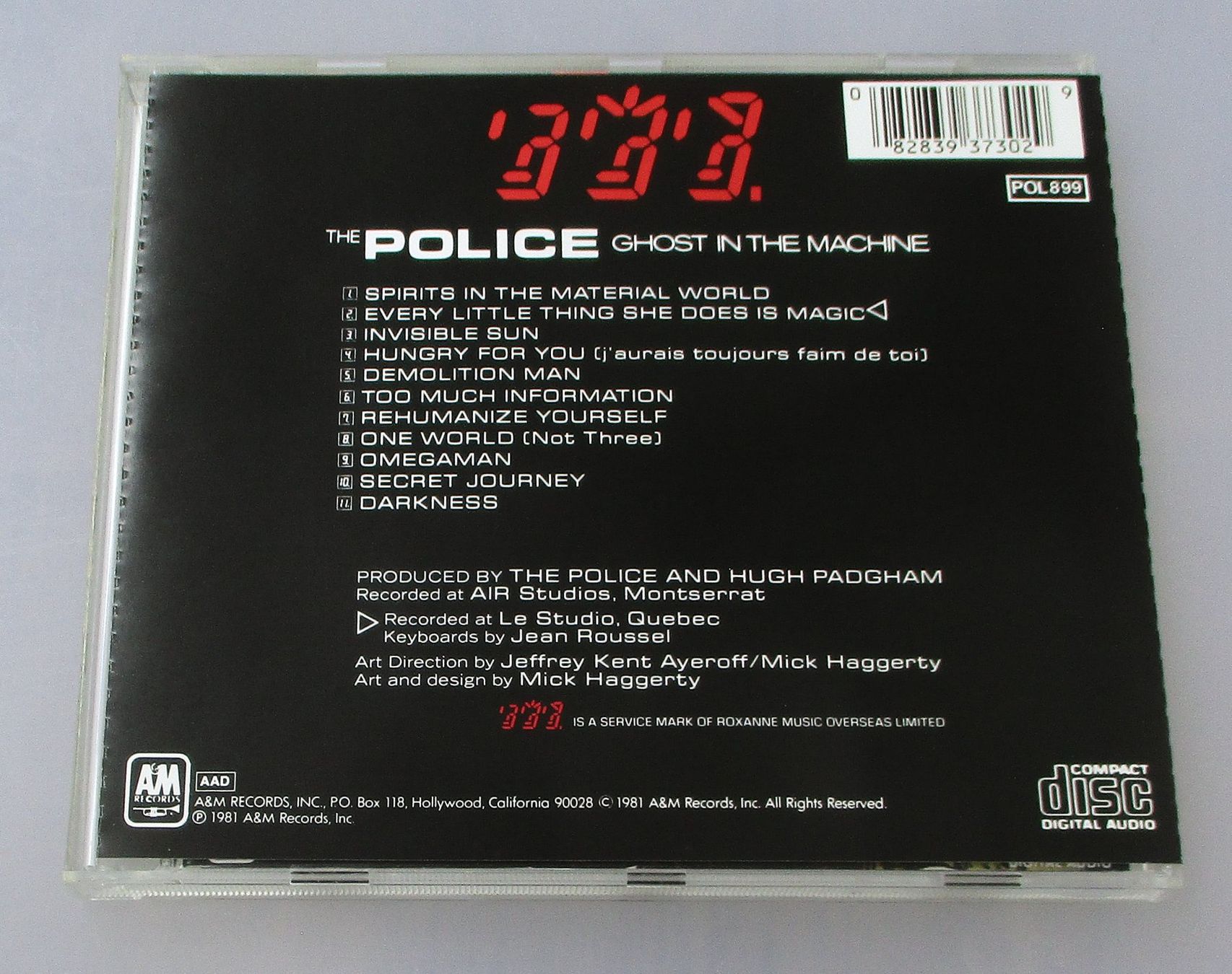 CD: THE POLICE - Ghost In The Machine – Usato da Wattwil venduto da Muriel11 1