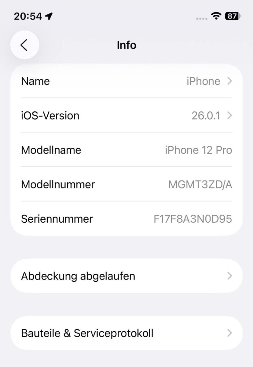 Apple Handys / Smartphones: iPhone 12 Pro 256GB Defekt ! – Defekt aus Steinebrunn von Psiuniu9 9