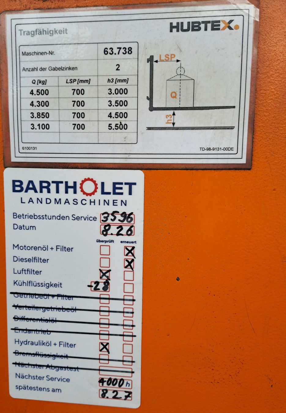 Gabelstapler & Hubwagen: HUBTEX Vierweg-Seitenstapler – Gebraucht aus Flums von BartholetFlumsAG 9