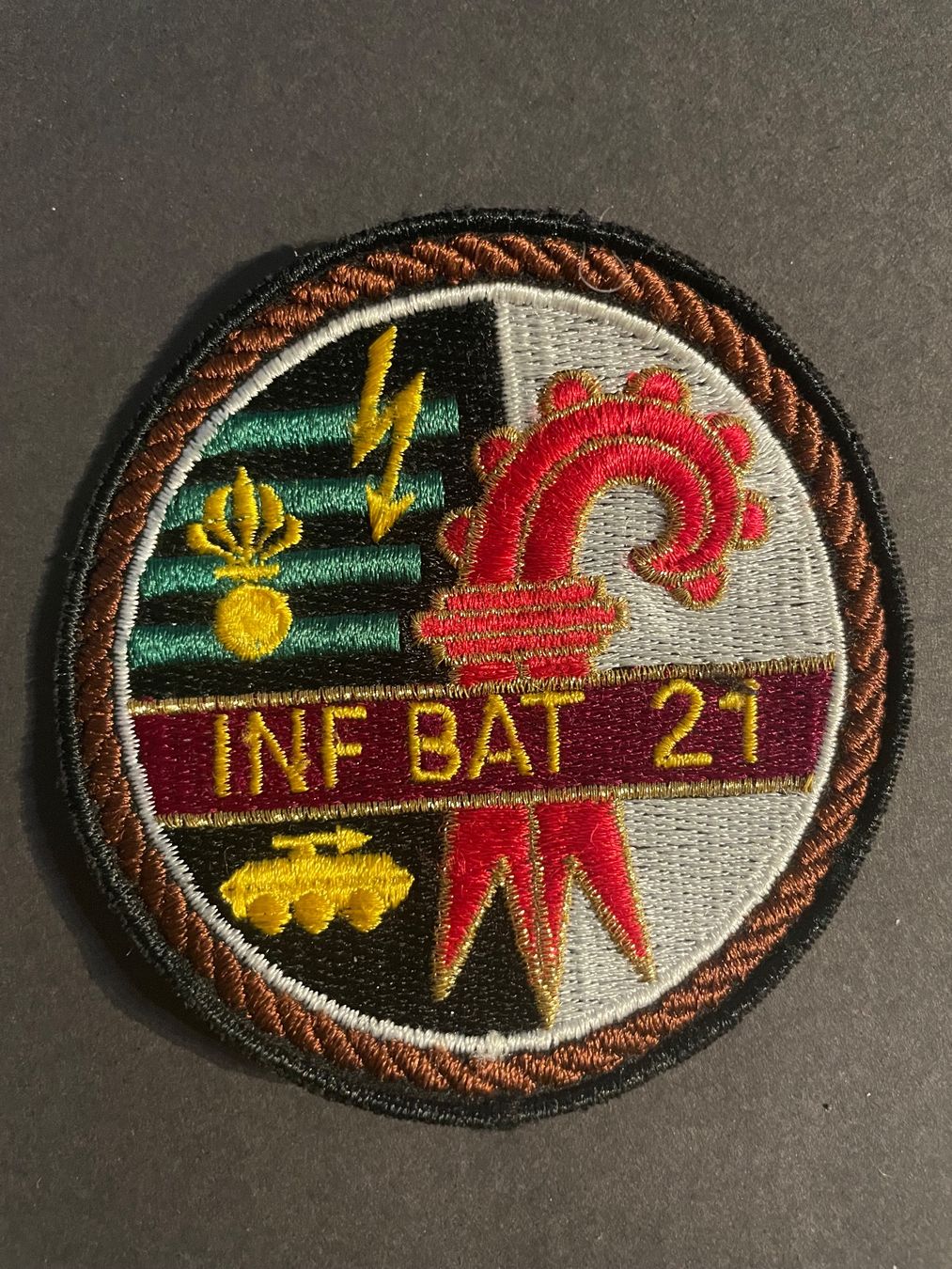 Schweizer Armee Placchette & Badge: Badge Inf Bat 21 – Usato da Wila venduto da Lokelo