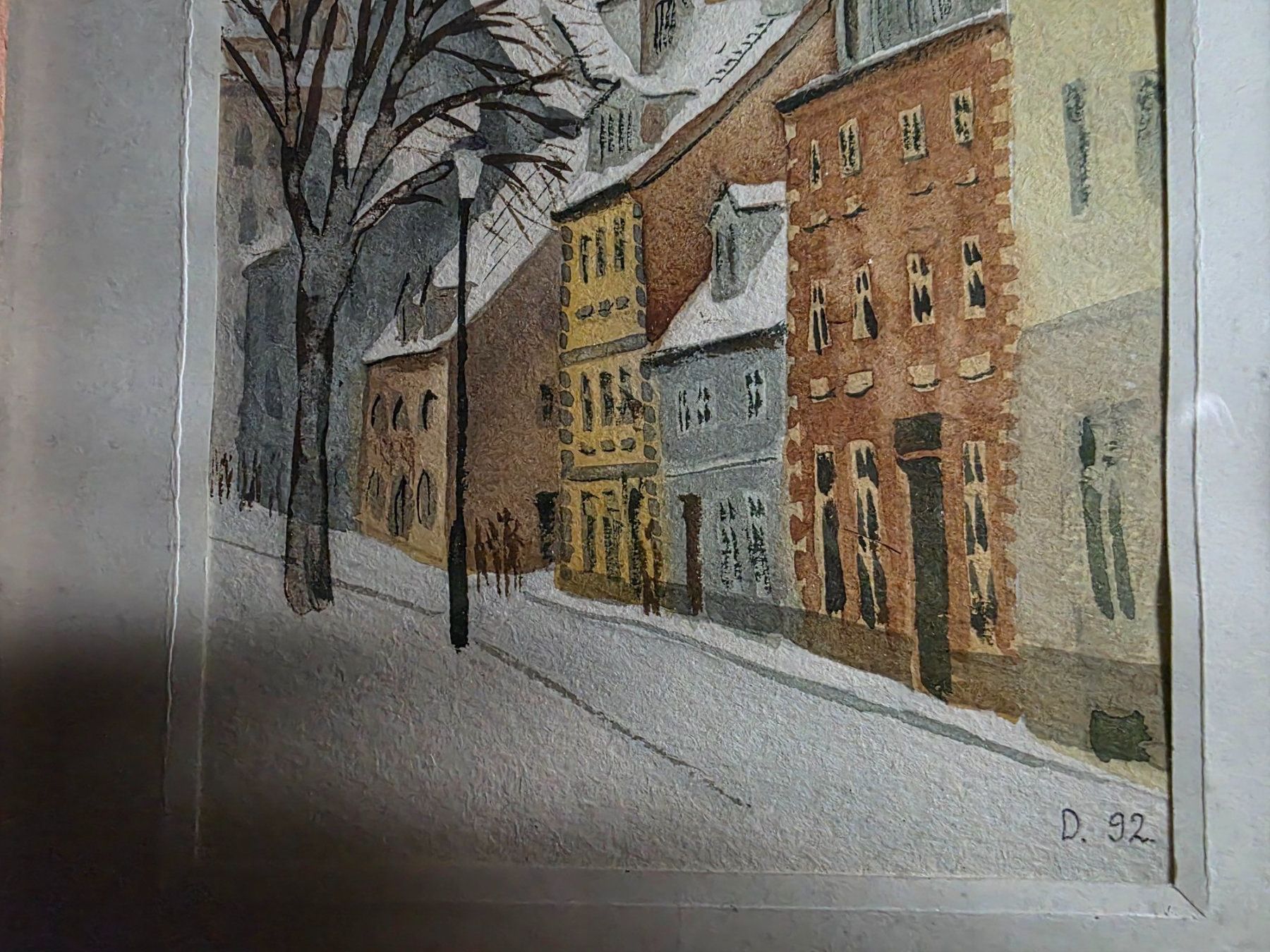 Gemälde: Bild Gemälde Aquarell Davids 1992 – Gebraucht aus Walterswil BE von Lonitti 2