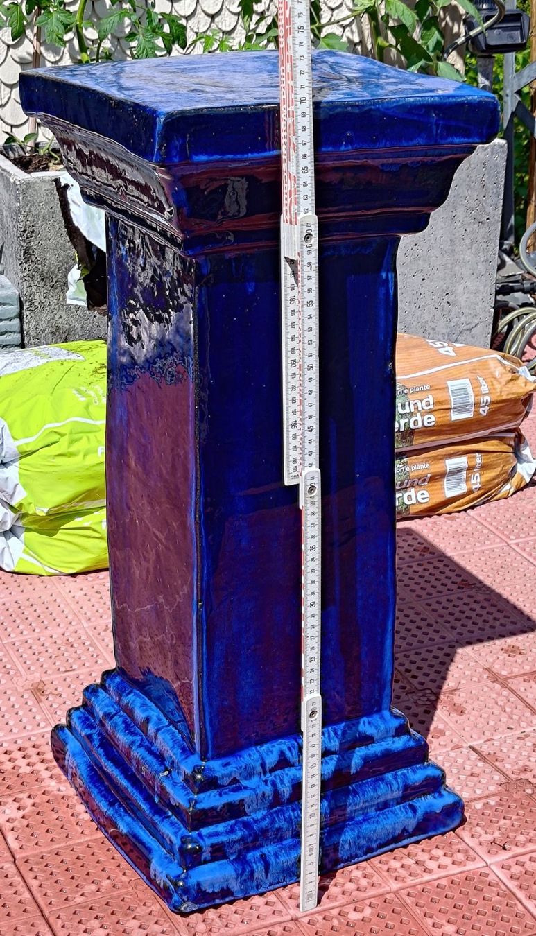 Altro in Decorazioni & Accessori: Terrakotta Säule in blau – Nuovo (secondo la descrizione) da Richterswil venduto da Tilka 1