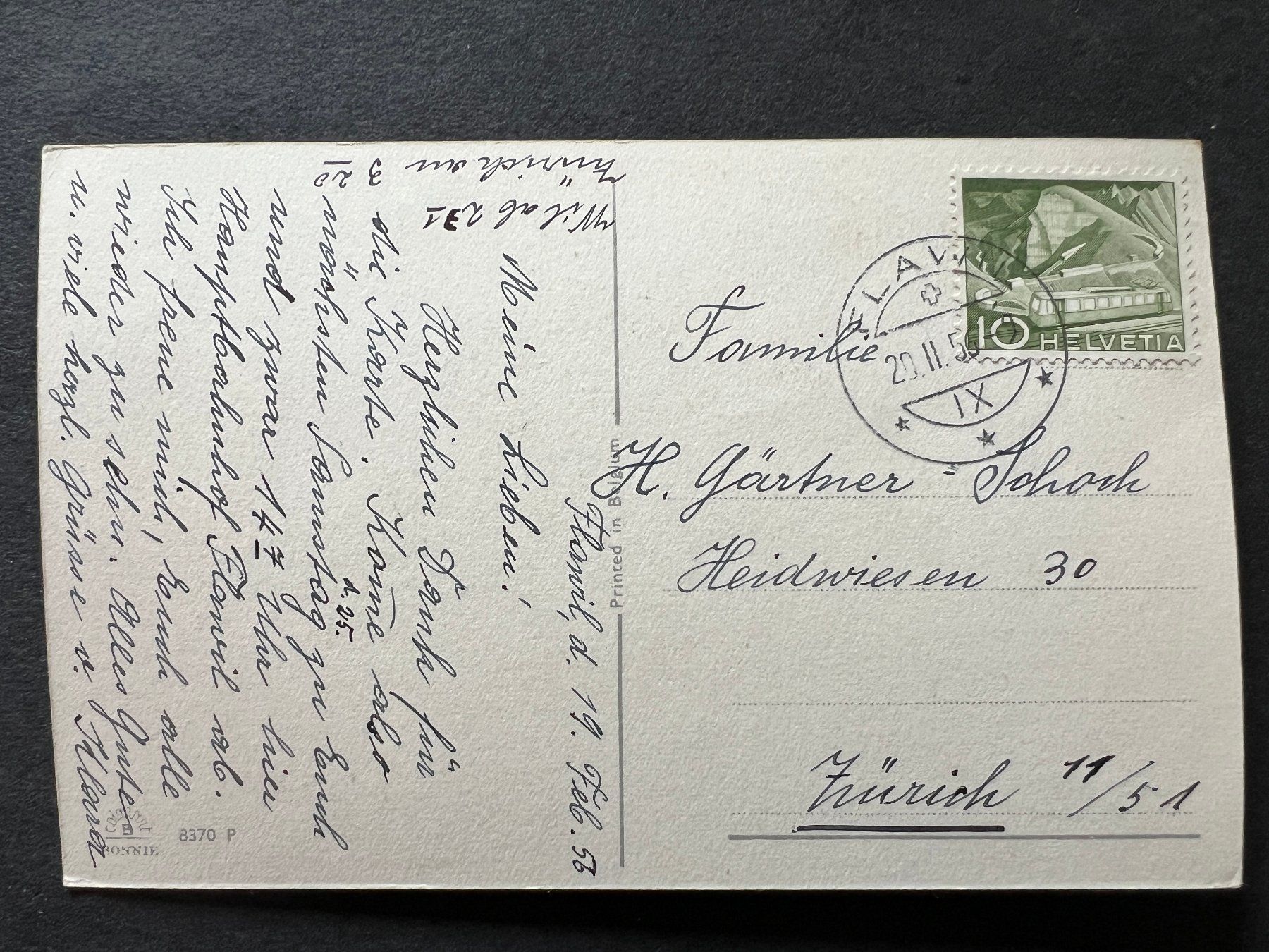 Cartoline postali: Humorkarte 1956  (M178) – Usato da Hinwil venduto da Sidi4 1