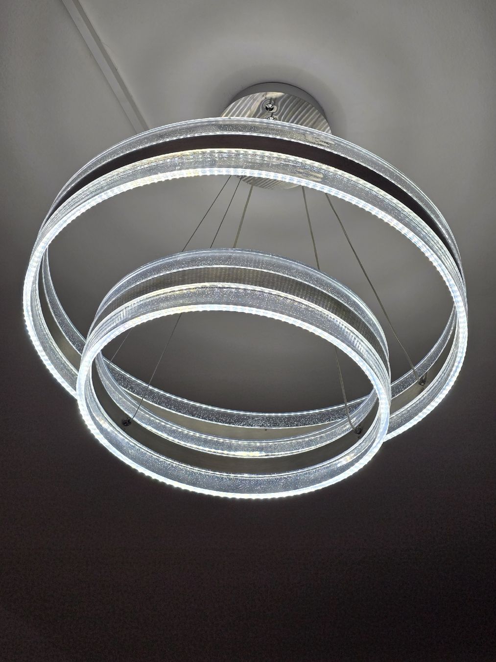 Lampadari & plafoniere: LED Deckenleuchte zwei Ringe chrom Lucanda  – Usato da Rüti ZH venduto da ale_v8cn