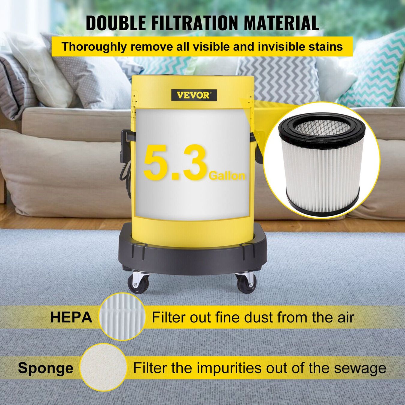 Aspirapolveri & Accessori: VEVOR 4in1 1200W Waschsauger – Nuovo e nell'imballaggio originale da Bottighofen venduto da zaap 5