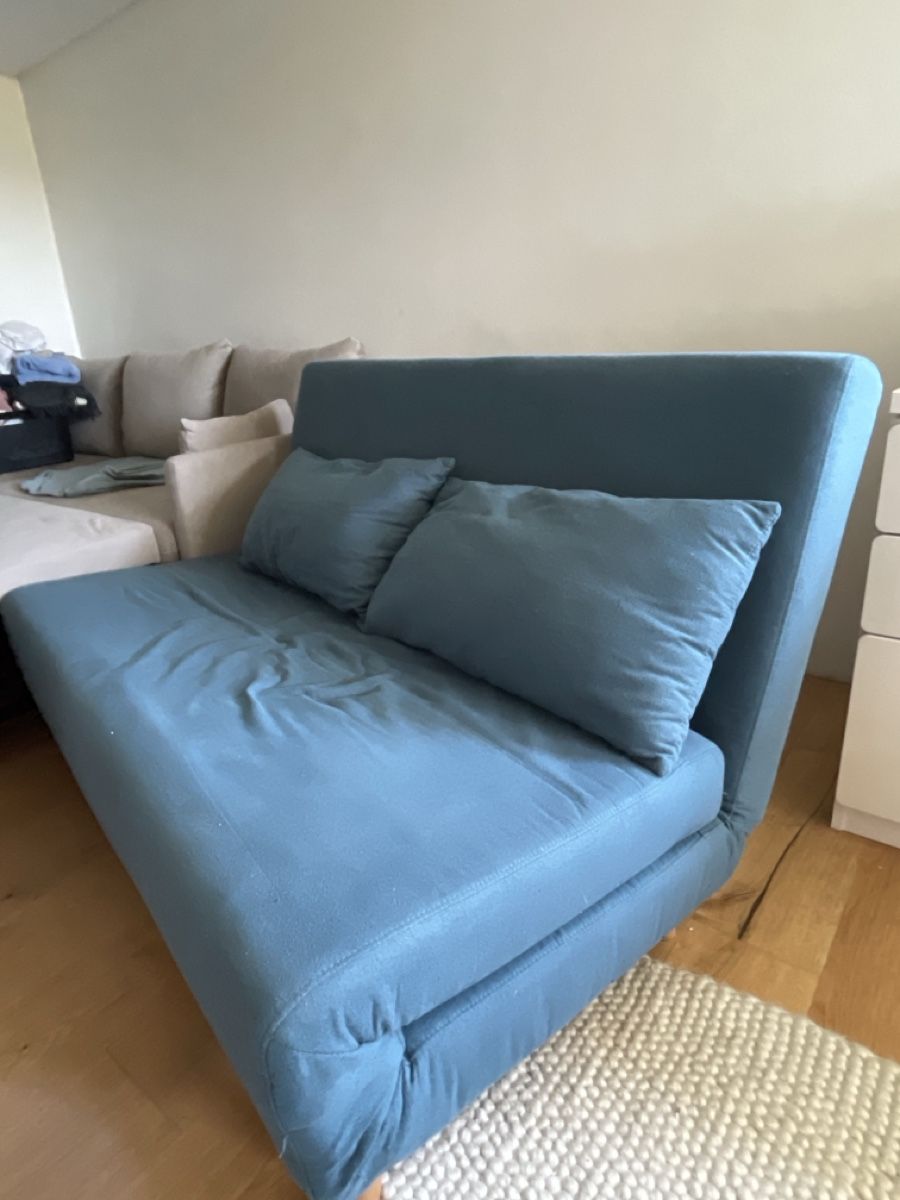 Divani: Schlafsofa blau guter Zustand – Usato da Jens venduto da Psoria 1