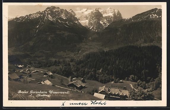 Cartoline postali: Wasserwendi /Kasliberg, Basler Ferienhei – Usato da Berlin venduto da bartko-reher