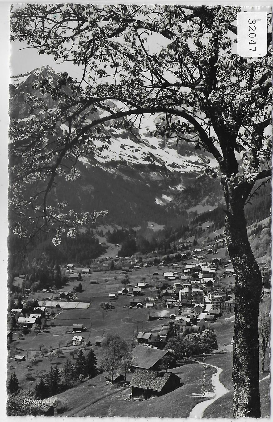 Ansichtskarten: Champery - Vue generale – Gebraucht aus Ettingen von Kartenplanet