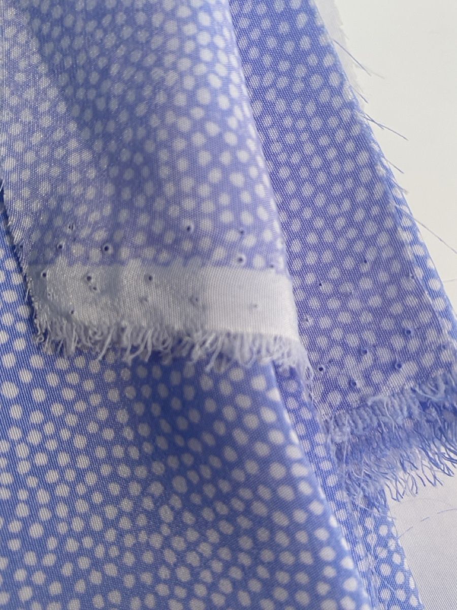 Stoffe: Stoff Punkte hellblau weiss ca 104x115 cm – Neu (gemäss Beschreibung) aus Flawil von sonnengeist 1