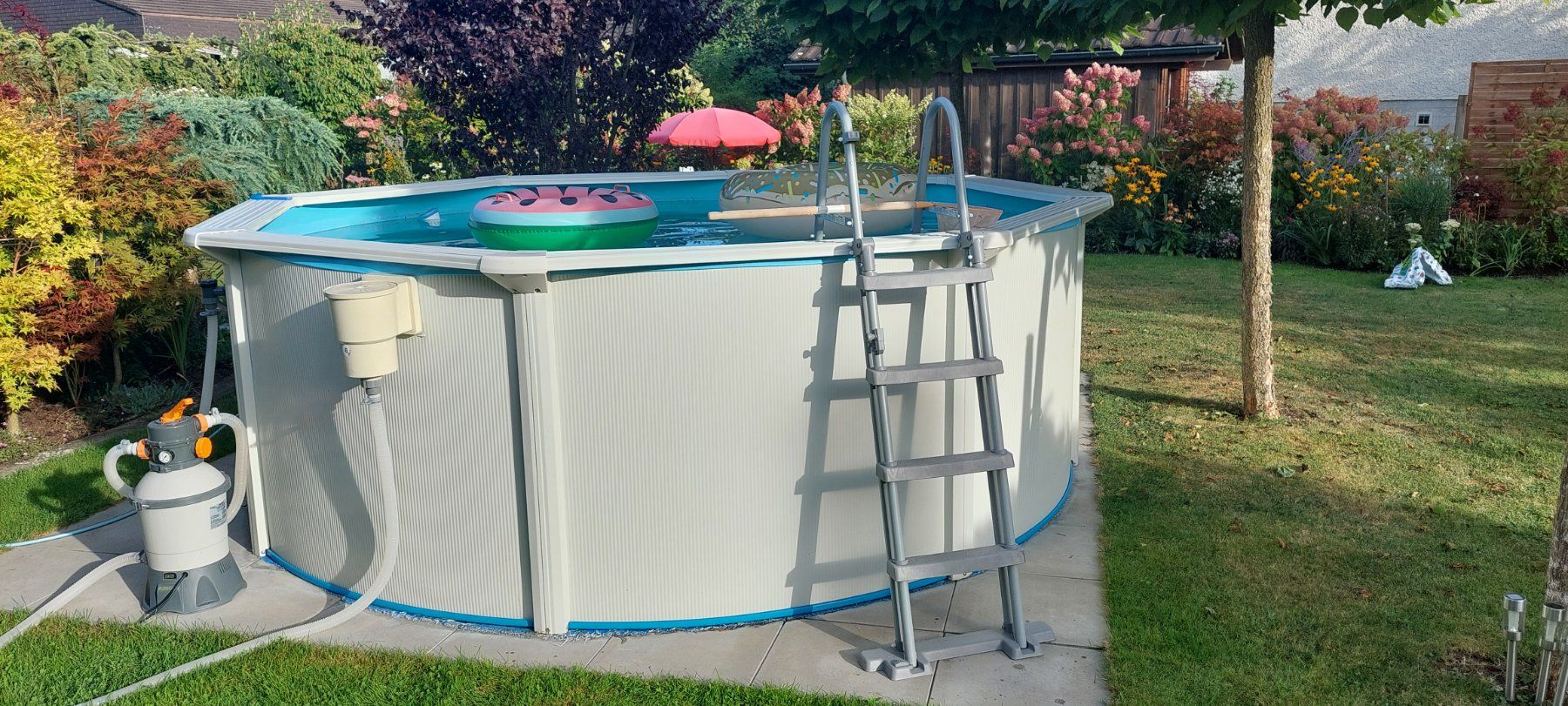 Bestway Piscine: Stahlwandpool 360x120 – Usato da Niederuzwil venduto da kekse