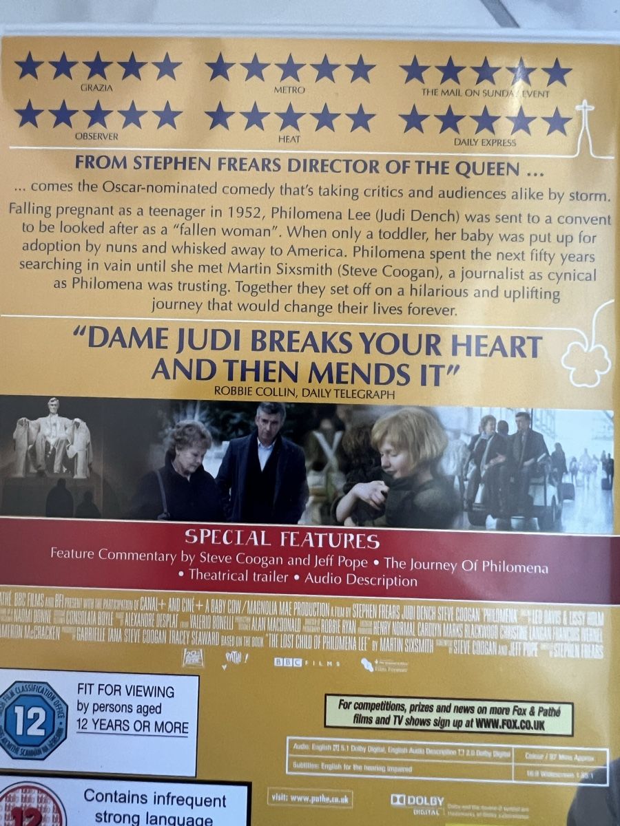 Tutti i DVDs: DVD Philomena english – Usato da COLOGNY venduto da fleurdelys84 3