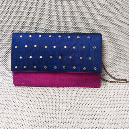 Fabindia Seidenclutch, Tasche