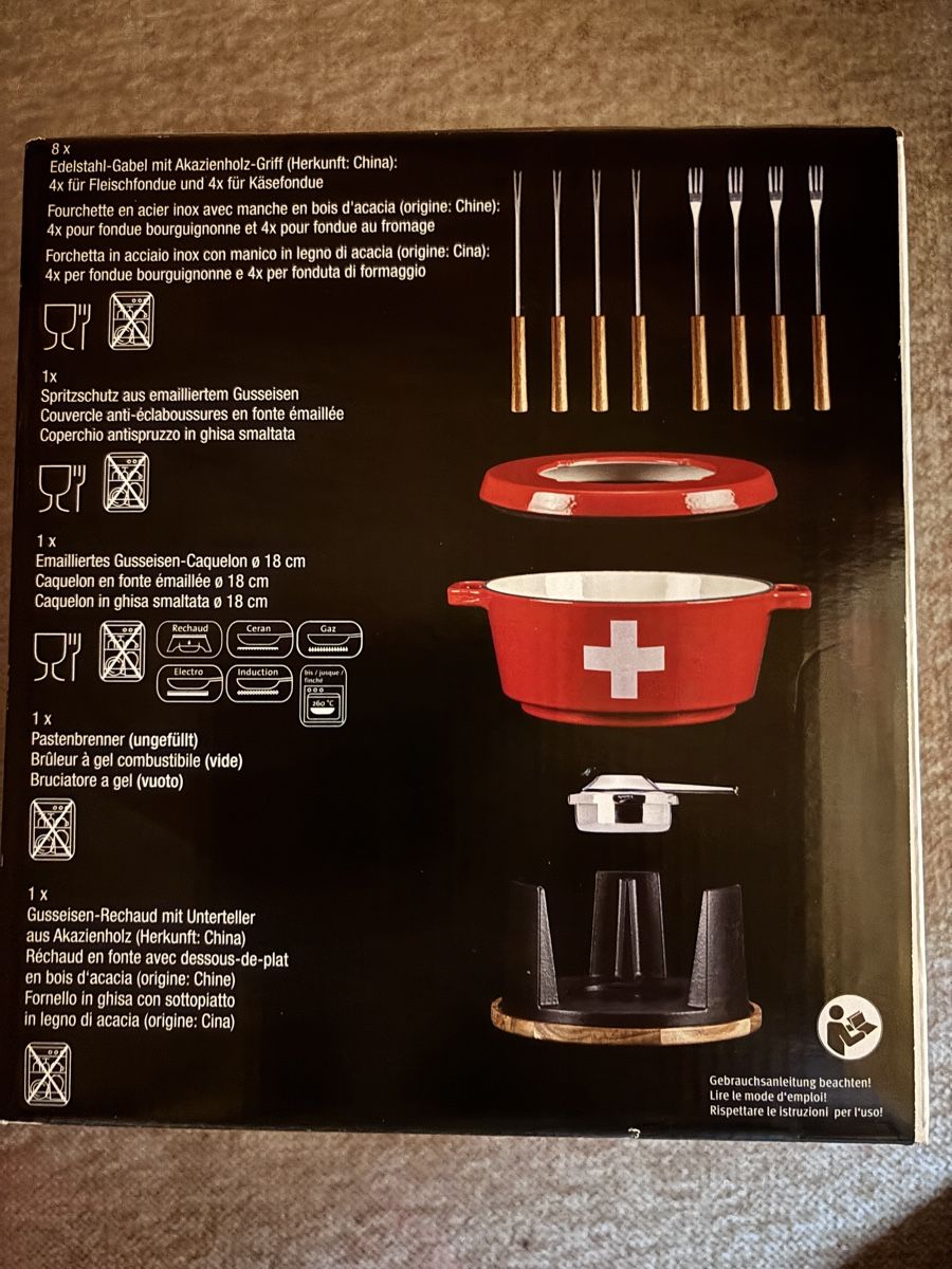Migros Pfannen: Fondueset – Neu und originalverpackt aus Hägendorf von dgswiss 1