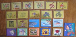 lot de 22 carnets Pro-Juventute oblitérés (1982-2003)