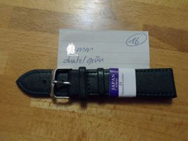 10 X Uhrenarmband, 22mm, dunkelgrün