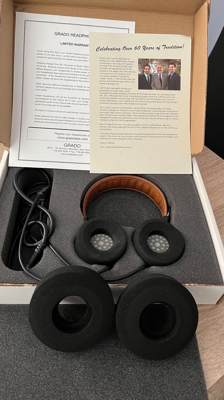 Grado Cuffie: Grado Reference RS1e Wood Kopfhörer – Usato da Rupperswil venduto da fli_9t6h 2