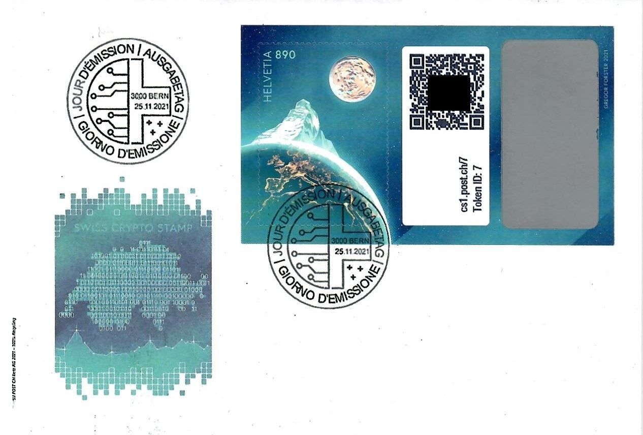 Buste & buste per spedizione: Swiss Crypto Sonderumschlag ID:7 – Nuovo e nell'imballaggio originale da Baar venduto da CryptoShop