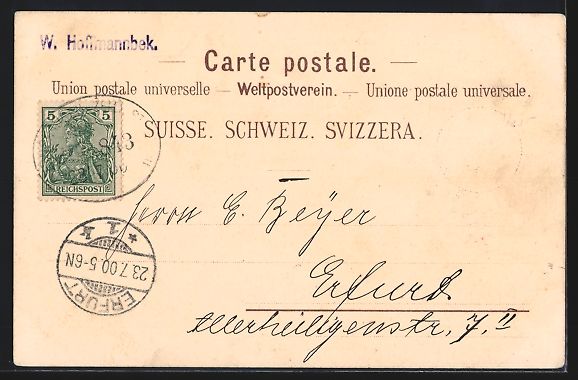 Cartoline postali: Litho Heiden, Pension Nord, Gesamtansich – Usato da Berlin venduto da bartko-reher 1