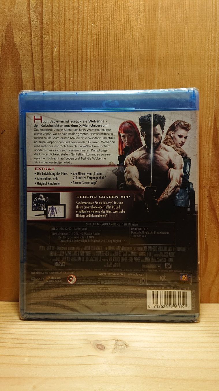 Tutti i DVDs: WOLVERINE Weg des Kriegers Blu-Ray – Nuovo (secondo la descrizione) da Wilderswil venduto da Exebub 1