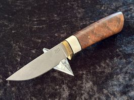 Jagdmesser von MB knives, Walnuss, Böhler N690