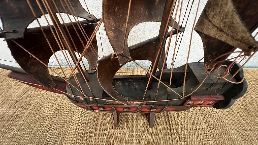 Tutte le decorazioni: VELIERO IN LEGNO – Usato da Monte Carasso venduto da Ely67 1
