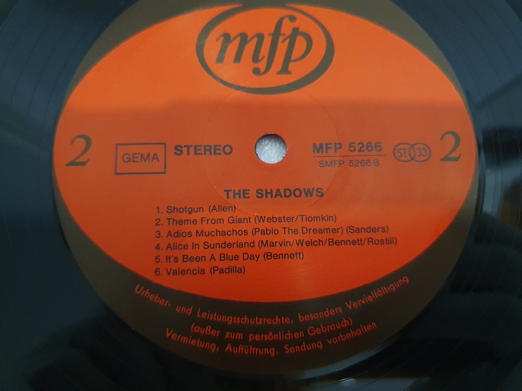 Schallplatten: The Shadows – Mustang – Gebraucht aus Uster von Vinyl-Leidenschaft 7