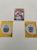 Panini Extra Sticker Luka Modric Bronze + 2 Wappen Eng & Arg