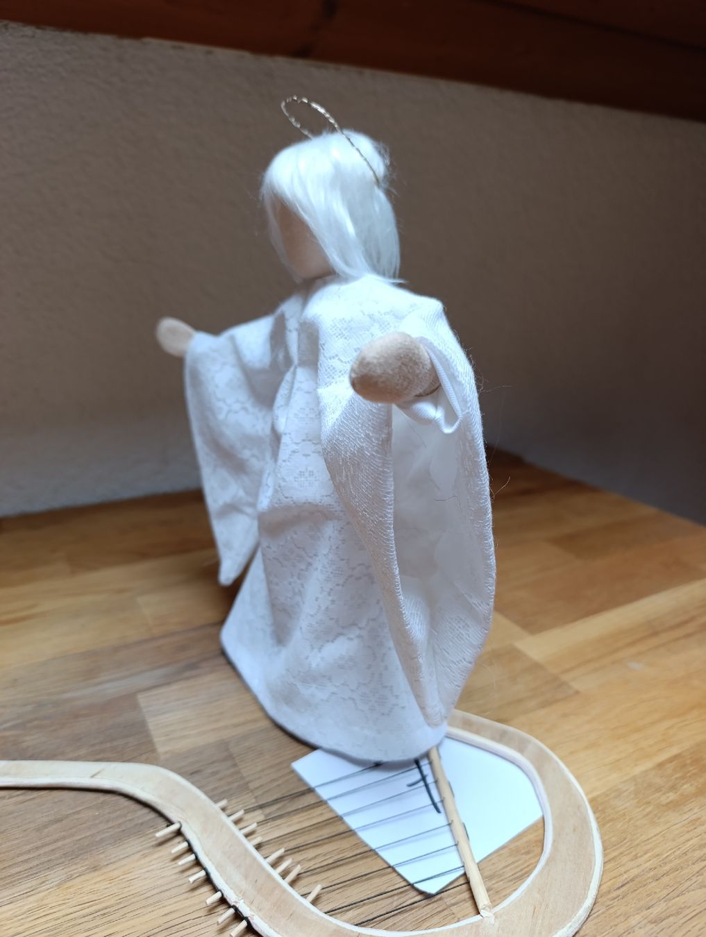 Statuette: Schwarzenberger Krippenfiguen Engel mit Harfe – Nuovo (secondo la descrizione) da Oberarth venduto da sil_9dfs 5