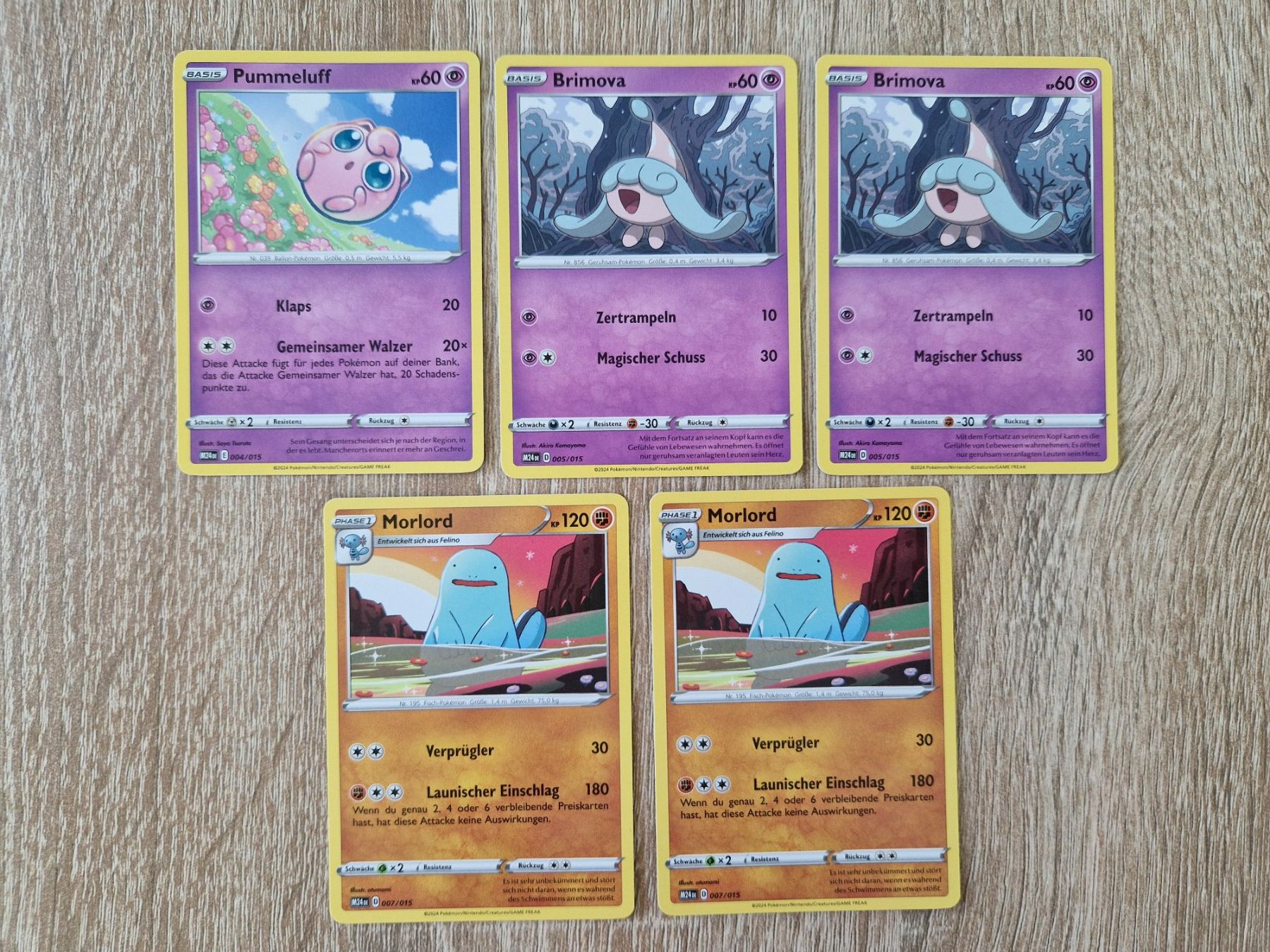 Pokémon Carte collezionabili: Pokémon Karten Set 5 Stück, McDonald's 2024 – Usato da Rebstein venduto da Ajs_Toy_Palast_1