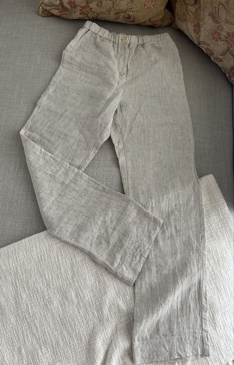 Pantaloni: Hose, S, Leinen, gestreift, Morena Isabel  – Usato da Wattenwil venduto da nid_p9fx