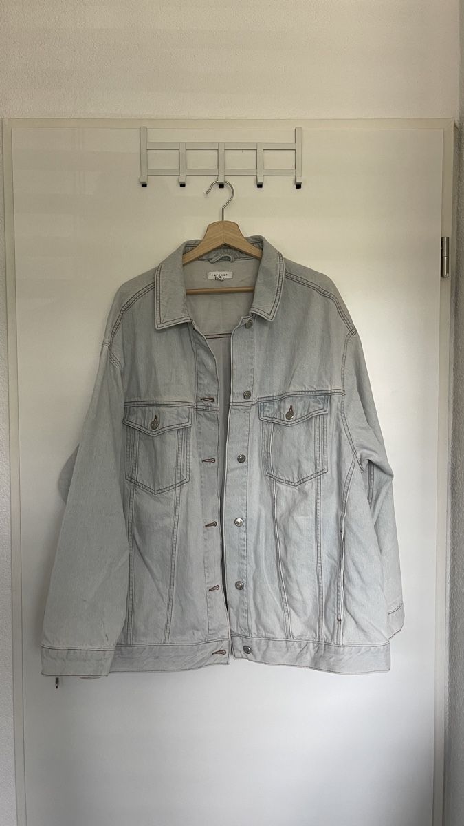 Topshop Giacche: Jeansjacke Topshop oversized – Nuovo (secondo la descrizione) da Lausen venduto da sim_hgp6