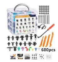 auto,Clips fixation 680 pcs Befestigungsclips 680 Stk.