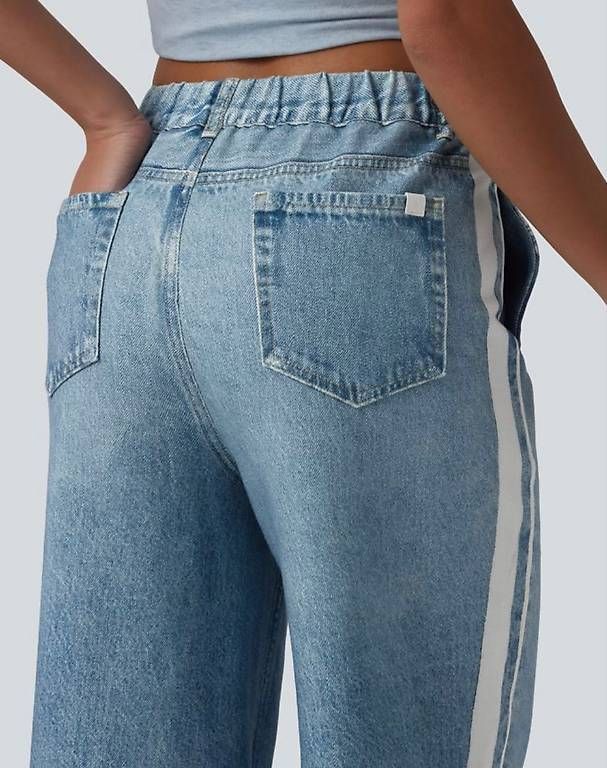 Halara Jeans: French-Terry-Denim-Jogers Halara Gr. S – Neu und originalverpackt aus Thun von Dak5 4