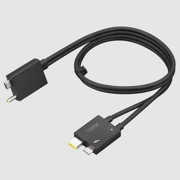 Lenovo Cavi: Original Lenovo ThinkPad Thunderbolt 3 Dock Gen 2 SplitKabel – Usato da Basel venduto da YMSP