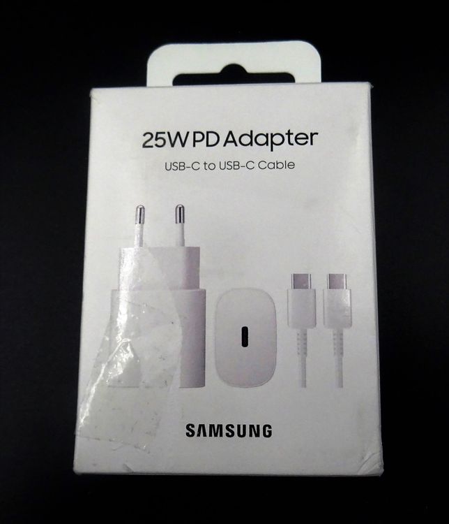 Original Samsung 25W USB-C GaN-Netzteil, Schwarz - German