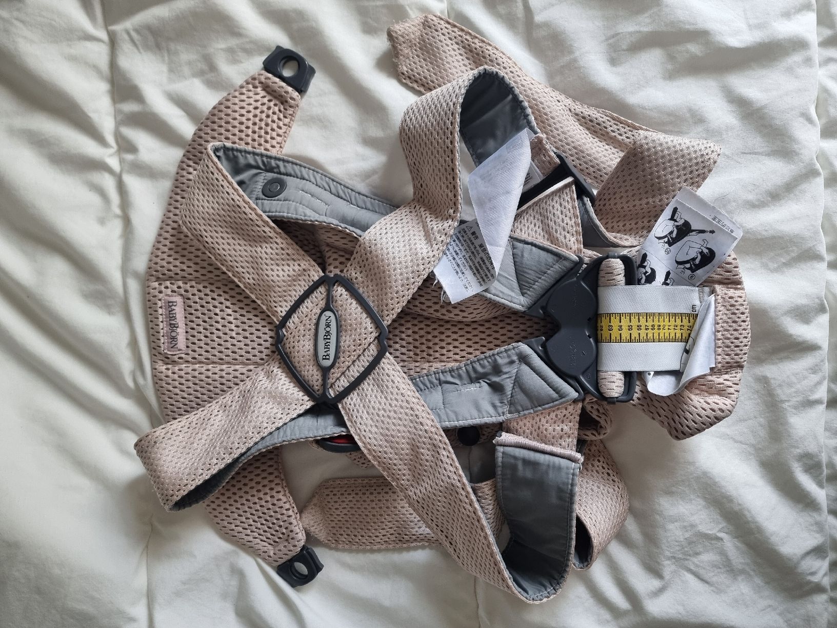 Babybjörn Marsupi portabebè: Porte-bébé Babybjörn Mini Mesh 3D Beige – Usato da Bern venduto da Ninath 1