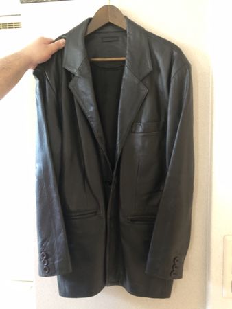 Trapper Vintage Lederjacke Grösse L-XL